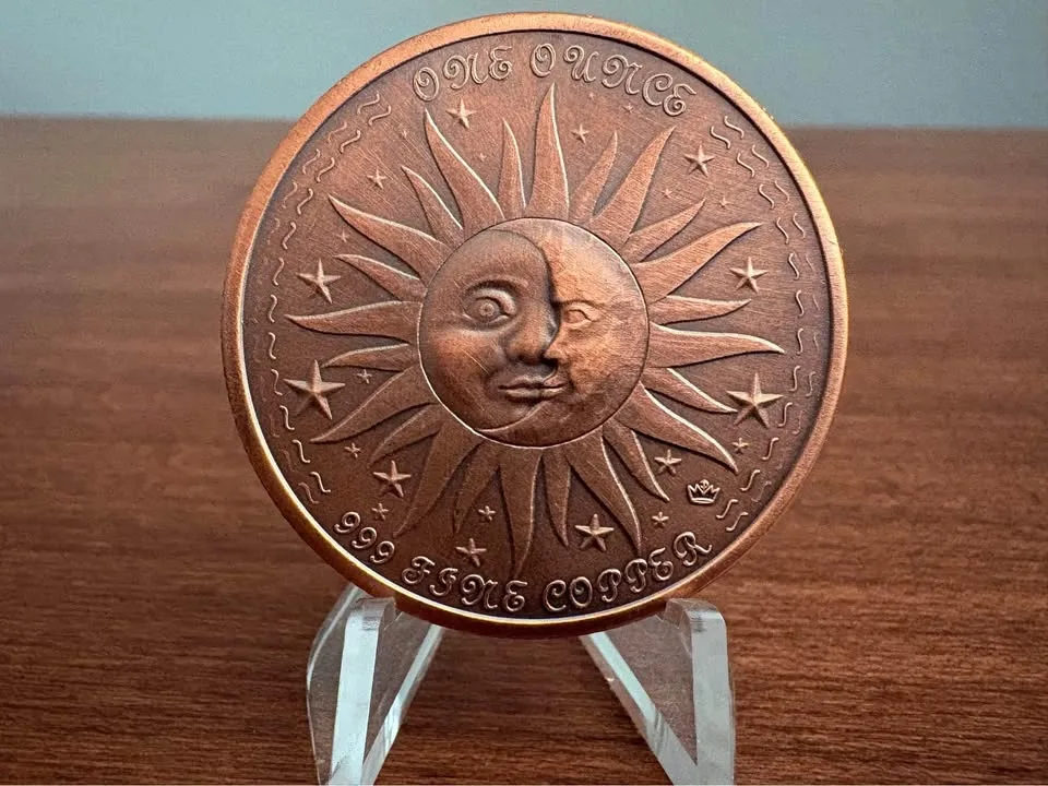 1 oz .999 Fine Copper Bullion Zodiac Round “Sagittarius” image indicator(3)