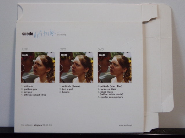 Suede - Attitude (Limited Edition Single 3 Disc Card Sleeve) - photo 2