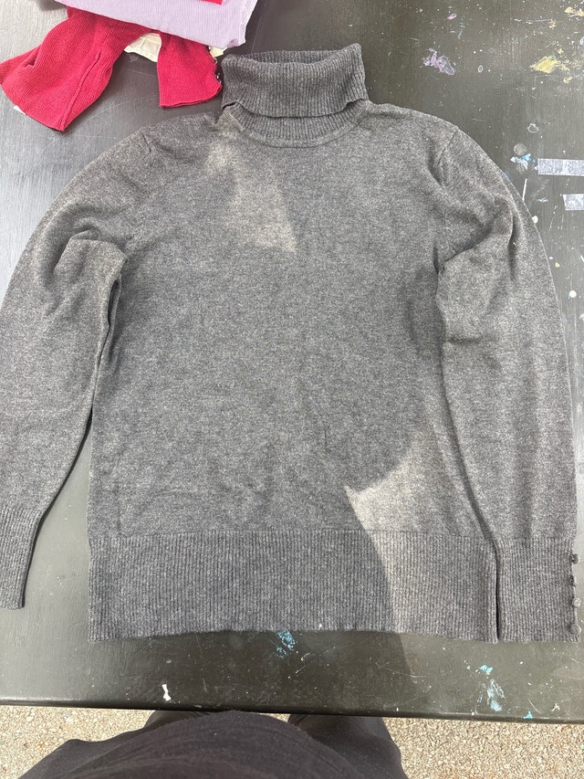Grey Turtle Neck Sweater