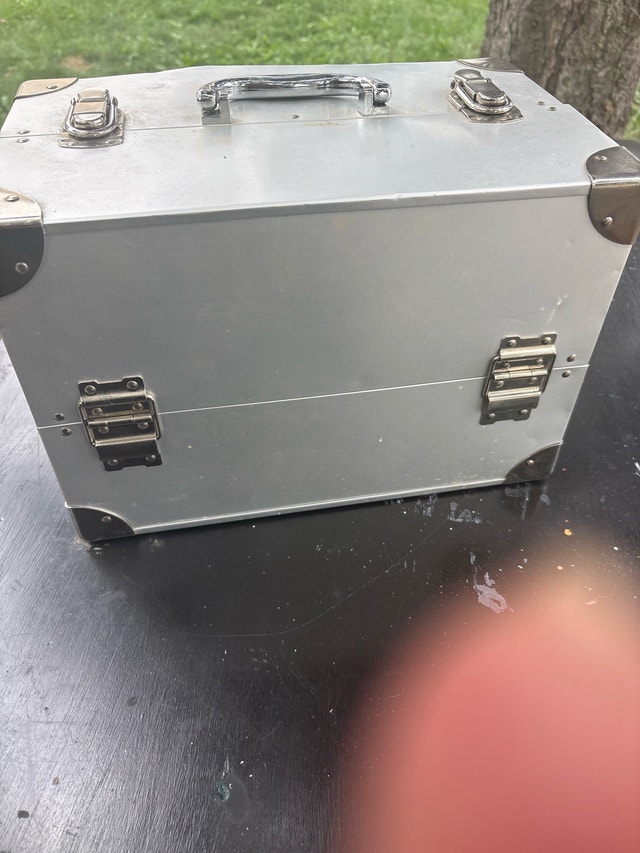 Aluminum Makeup Train Case