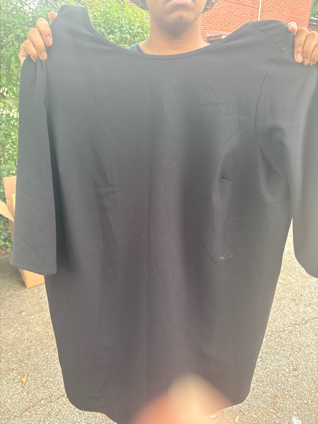 Black Tie-Front Dress - photo 2