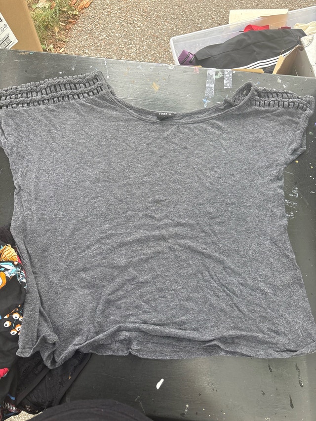 Torrid Grey Top