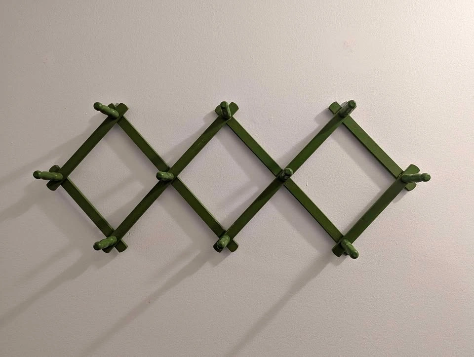 Vintage peg rack