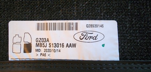 New 2020-2025 Ford Explorer OEM Floor Mats Set Of Four GZ03A - photo 4