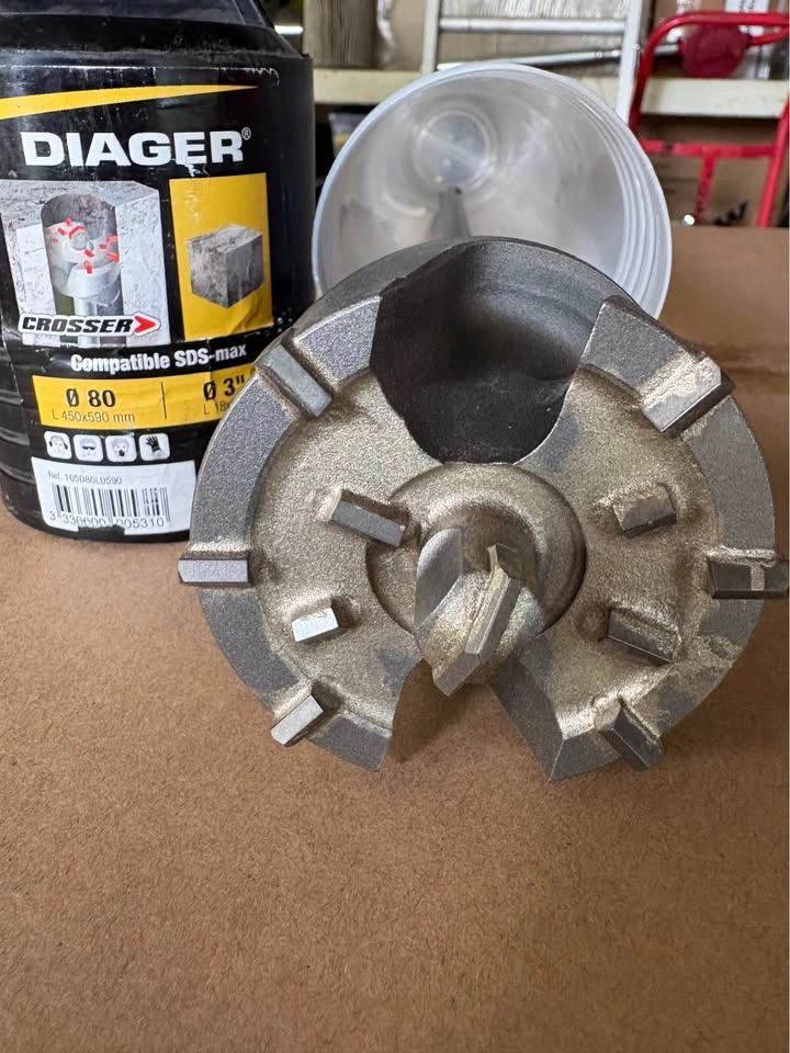 Diager Crosser SDS-max 80mm (3") Core Drill Bit - photo 2