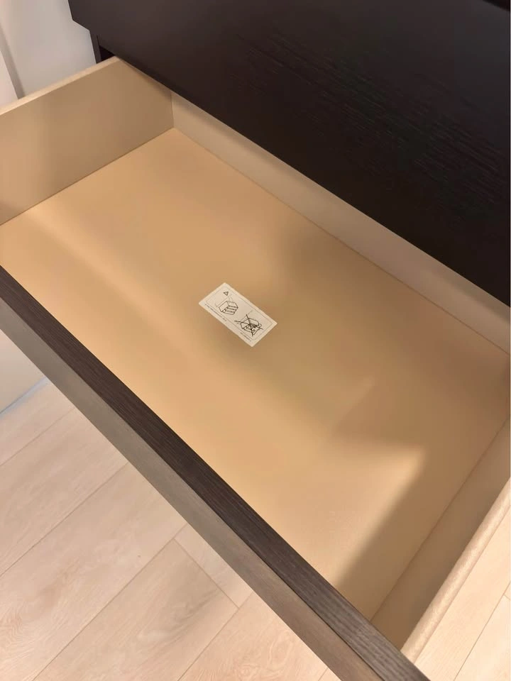 IKEA MALM 4-Drawer Dresser with Glass Top - photo 5