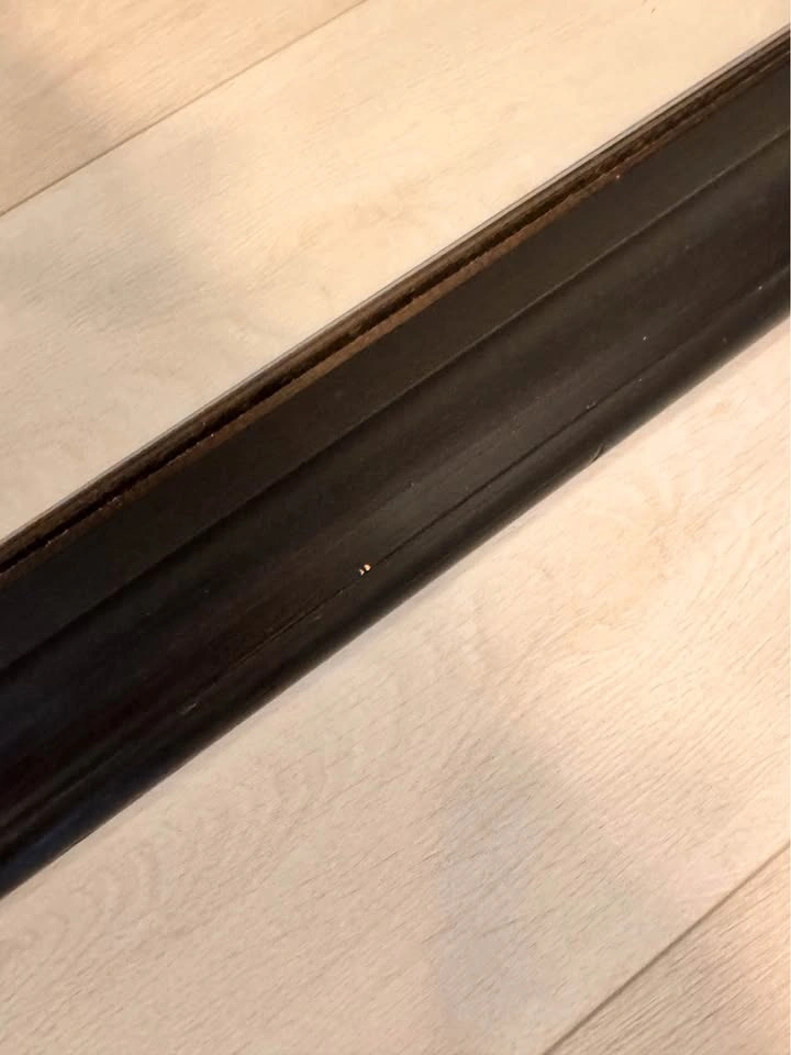Large Dark Brown Framed Floor Mirror 29” wide x 65” high - photo 5