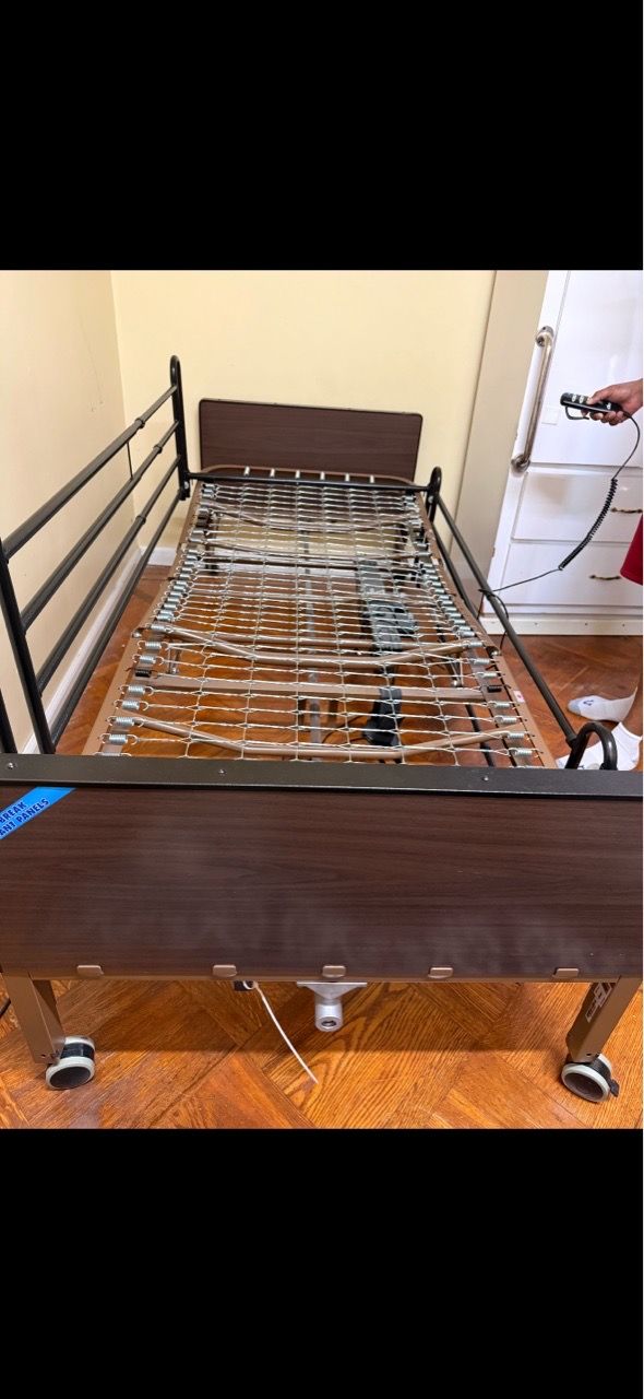 Electric Hospital Bed with Side Rails - photo 3