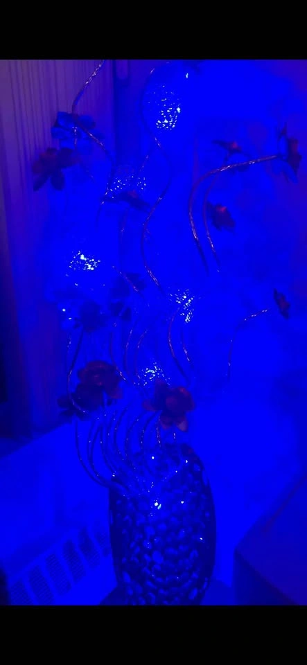 modern floral design floor lamp - photo 3