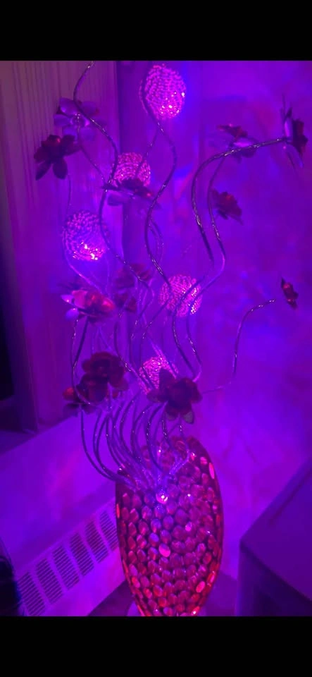 modern floral design floor lamp - photo 4