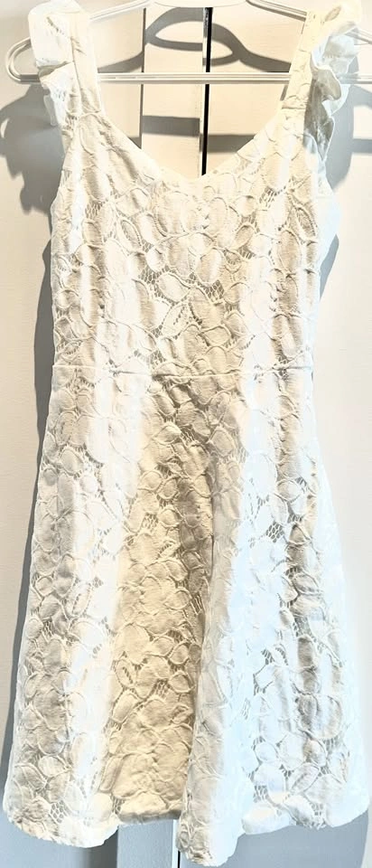 Monteau Los Angeles White Lace Dress