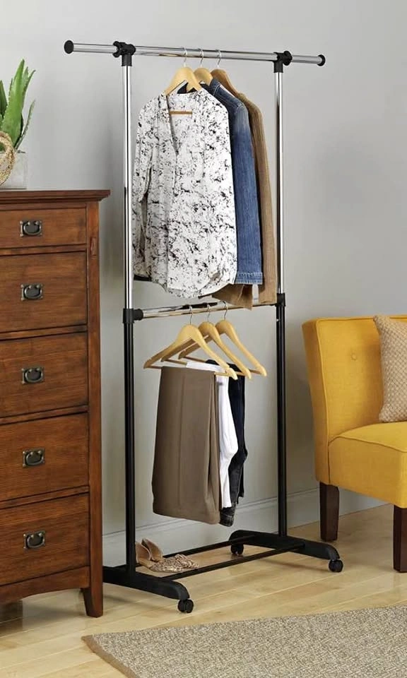 Clothes rack Double rod