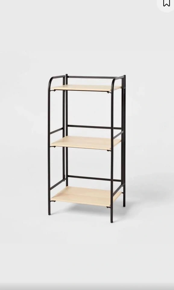Brightroom Modern Steel 3 Shelves Storage
