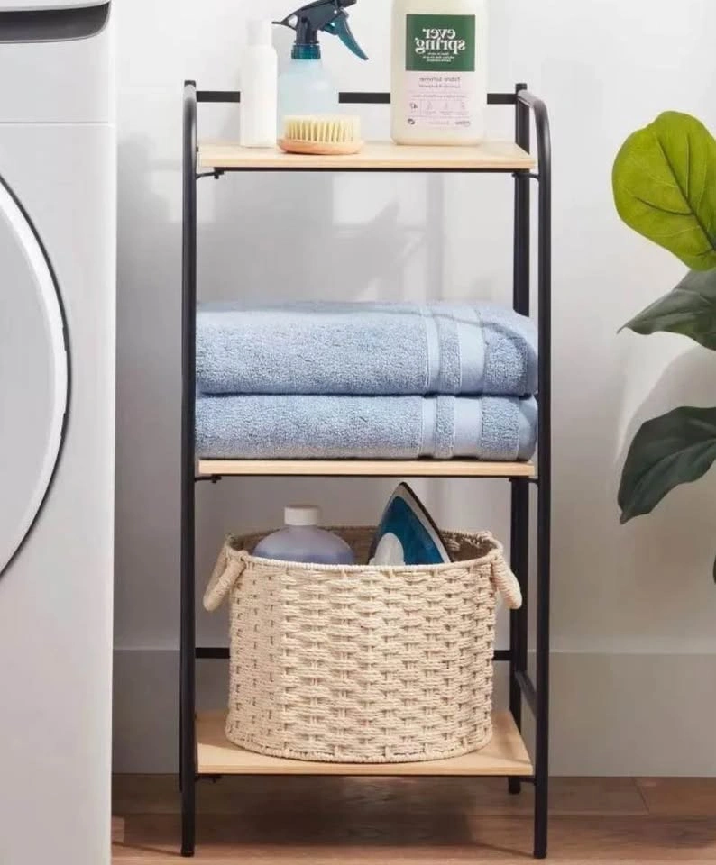 Brightroom Modern Steel 3 Shelves Storage - photo 2