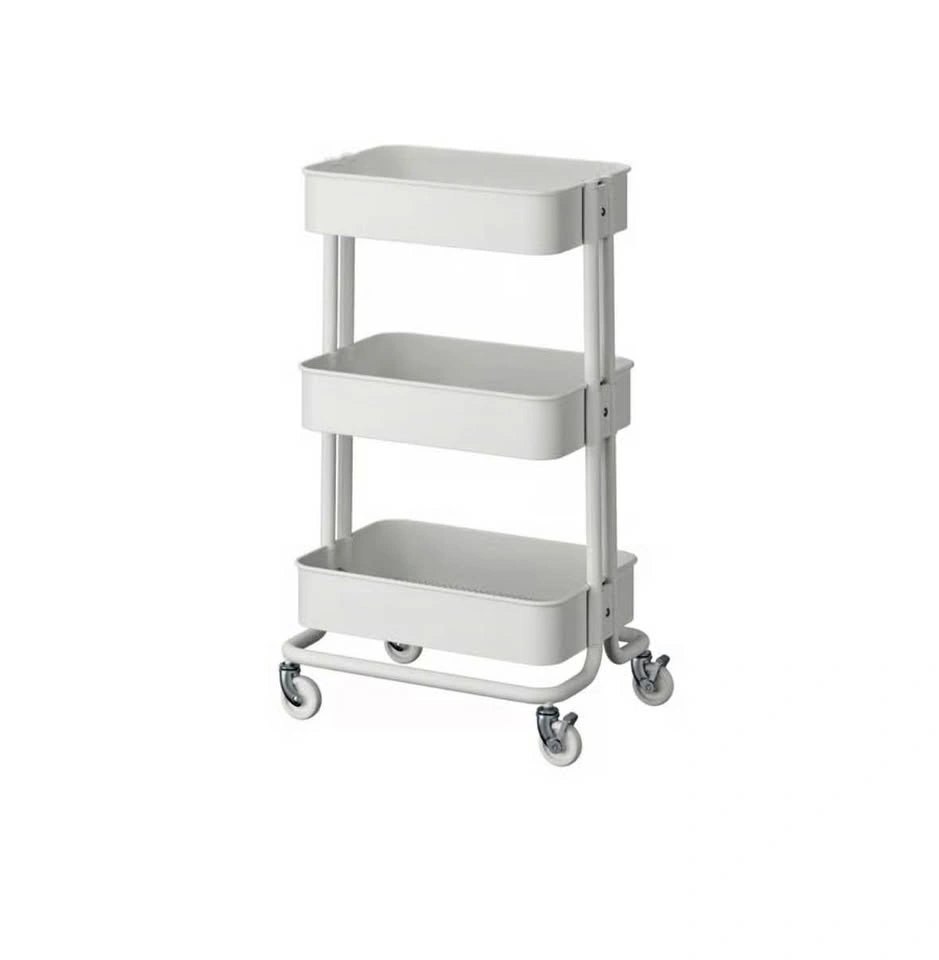 IKEA white utility cart