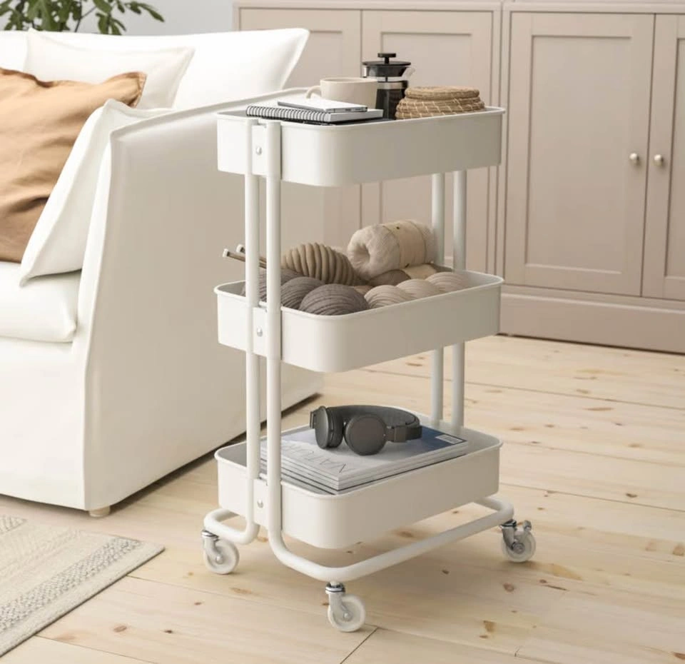 IKEA white utility cart - photo 3