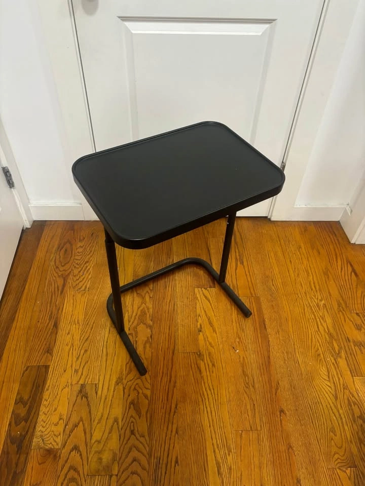 Black metal side table - photo 2