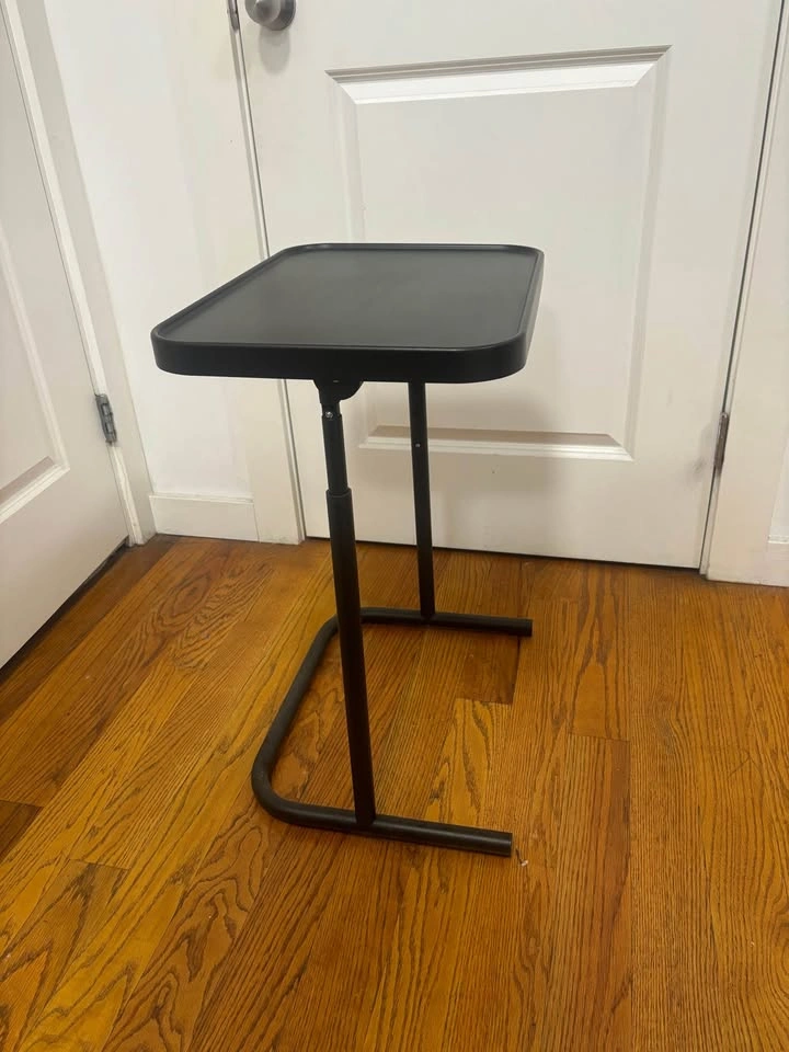 Black metal side table - photo 3