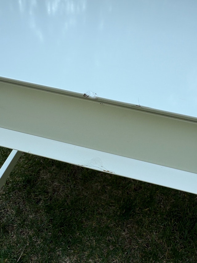 West elm high end White Desk - photo 2