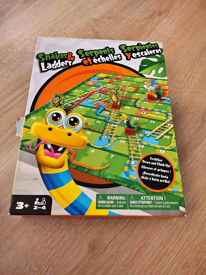 Montoy Board Game Bundle: Snakes & Ladders, Tumbling Tower