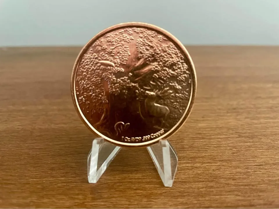 5 1oz pure .999 copper rounds - Nordic Creatures image indicator(7)