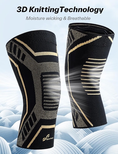 Copper Knee Brace for Men & Women - Knee Compression Sleeve - photo 5