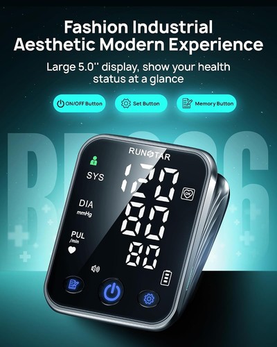 RunStar Smart Blood Pressure Monitor for Home Use - photo 4