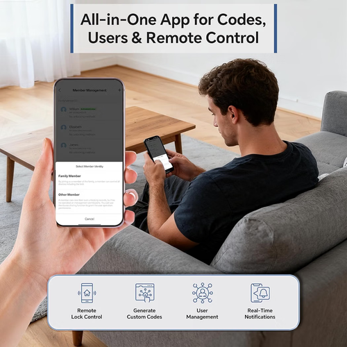 Ulecoce DL08 Fingerprint Smart Deadbolt - photo 3