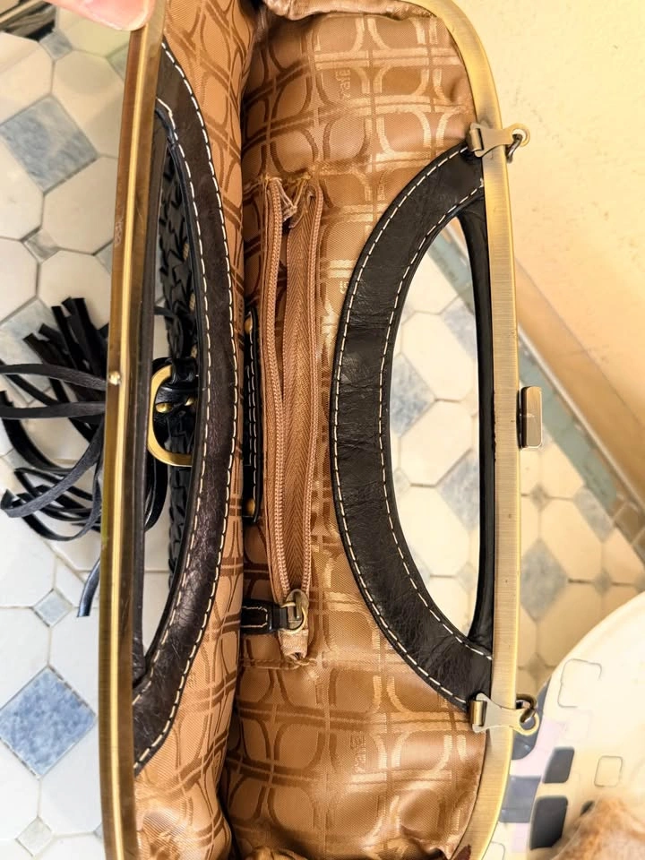 Rafé New York Woven Leather Shoulder Bag - photo 5
