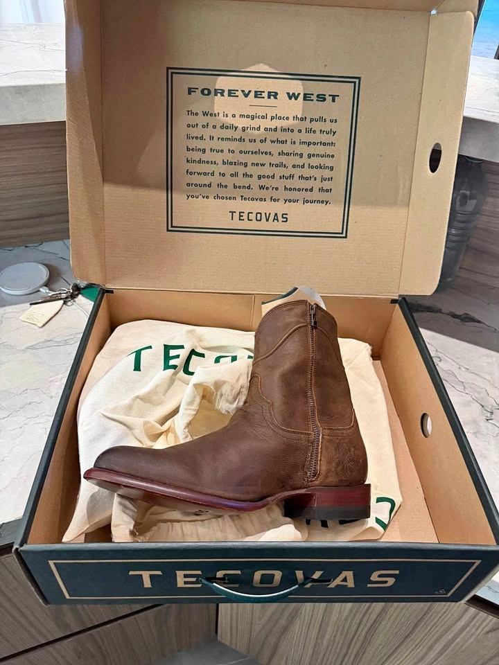 Tecovas The Dean Cafe Goat Boots Size 11.5 EE
