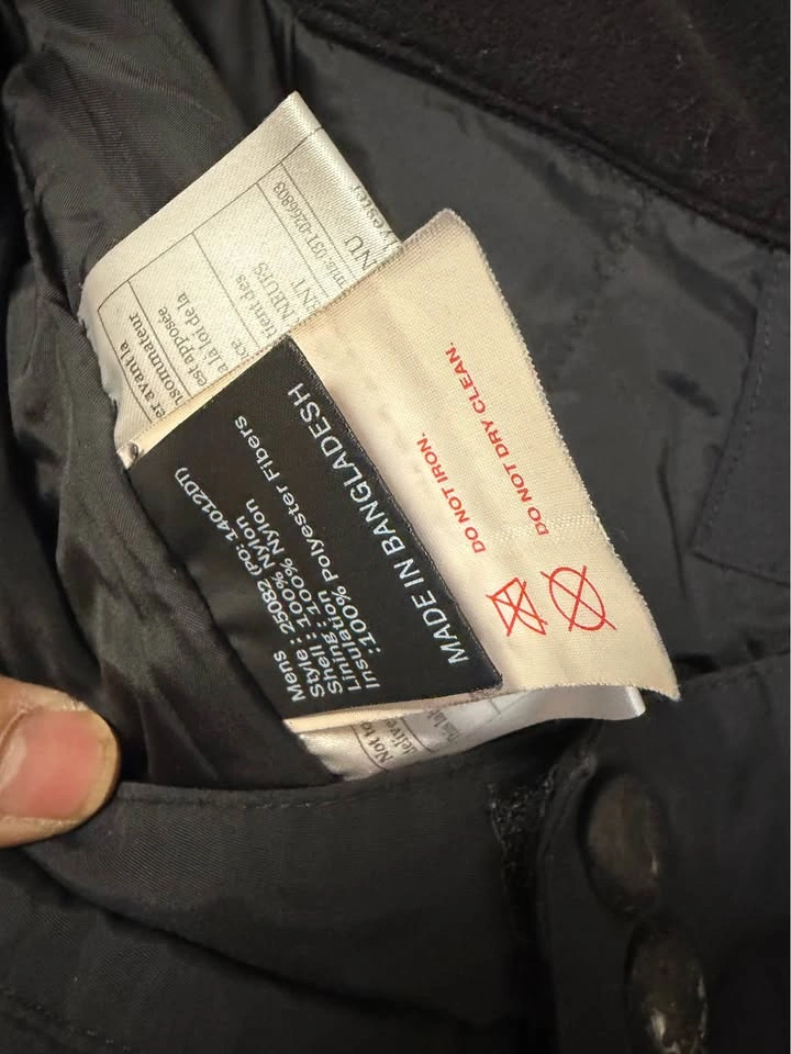 Black Insulated Snow Pants - photo 3