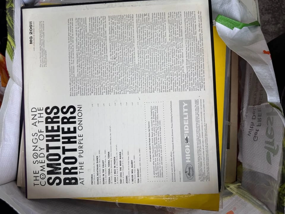 The Smothers Brothers at the Purple Onion Vinyl Record - photo 2