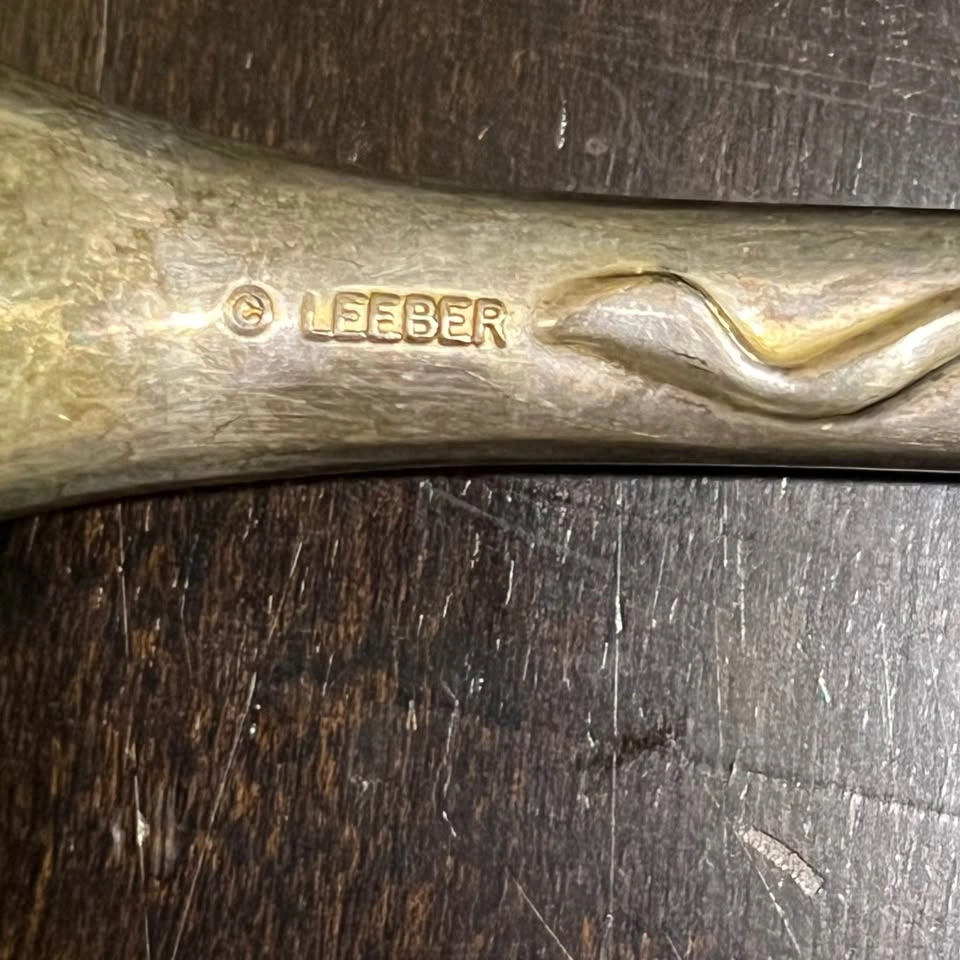 Vintage Silver-plated Leeber Masterpiece Serving Spoon - photo 4