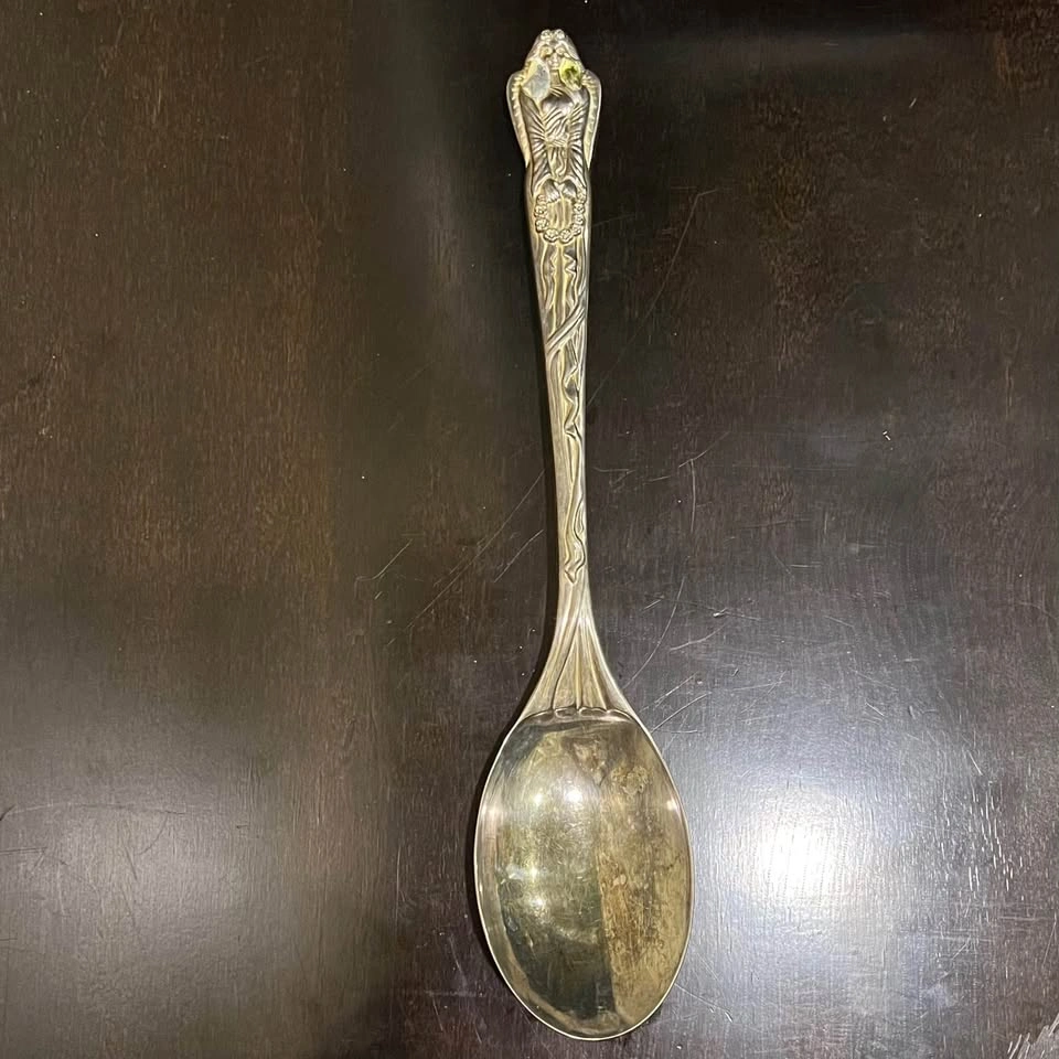 Vintage Silver-plated Leeber Masterpiece Serving Spoon - photo 5