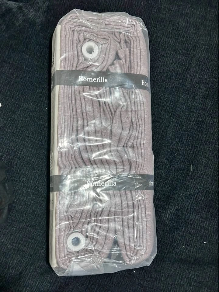 BRAND NEW 96” Mauve Faux Pinch Pleat Blackout Curtains
