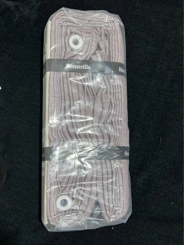 BRAND NEW 96” Mauve Faux Pinch Pleat Blackout Curtains - photo 3