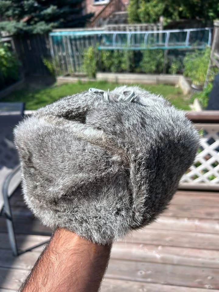 Mogensen Moccasin Co. Unisex Rabbit Fur Hat, size L - photo 2