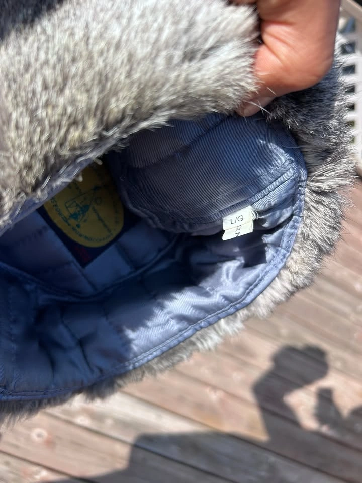 Mogensen Moccasin Co. Unisex Rabbit Fur Hat, size L - photo 4