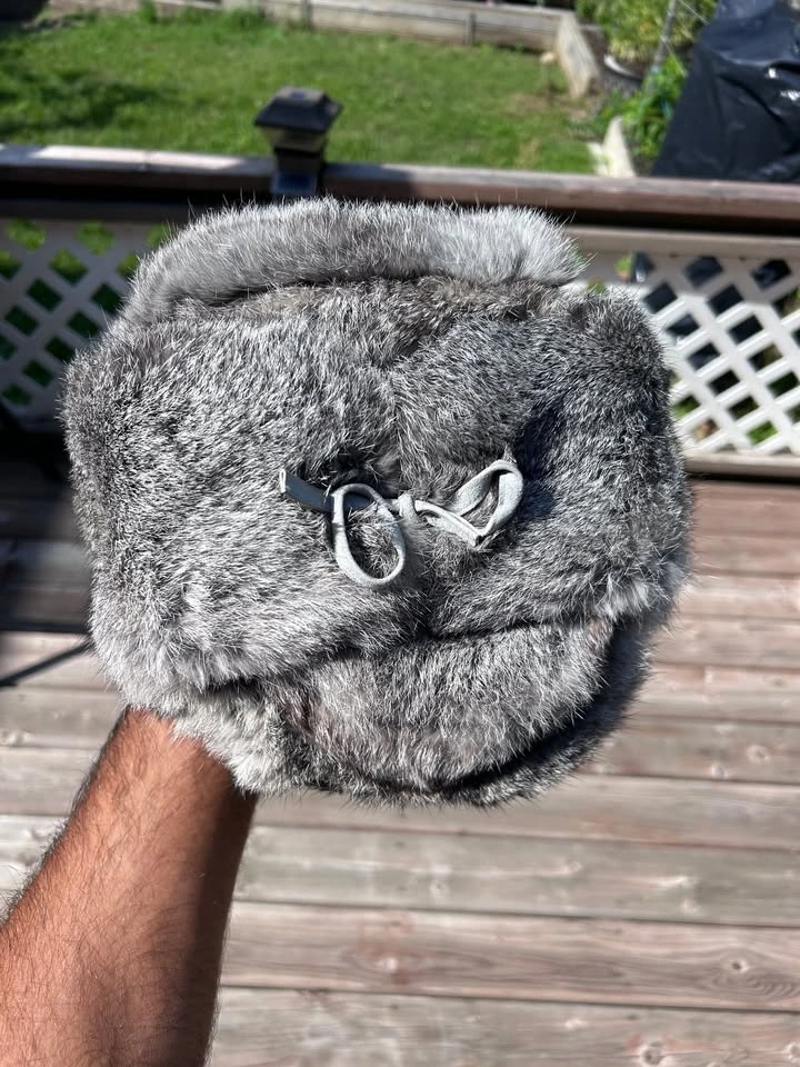 Mogensen Moccasin Co. Unisex Rabbit Fur Hat, size L - photo 5
