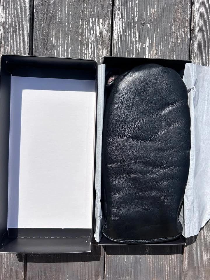 XXXL Genuine Sheepskin and Leather Mittens - photo 3