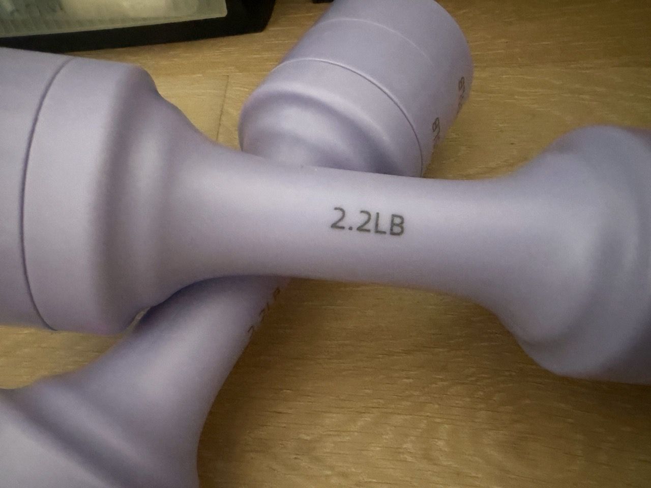 Adjustable Dumbbells Set 2.2LB Lavender - photo 5