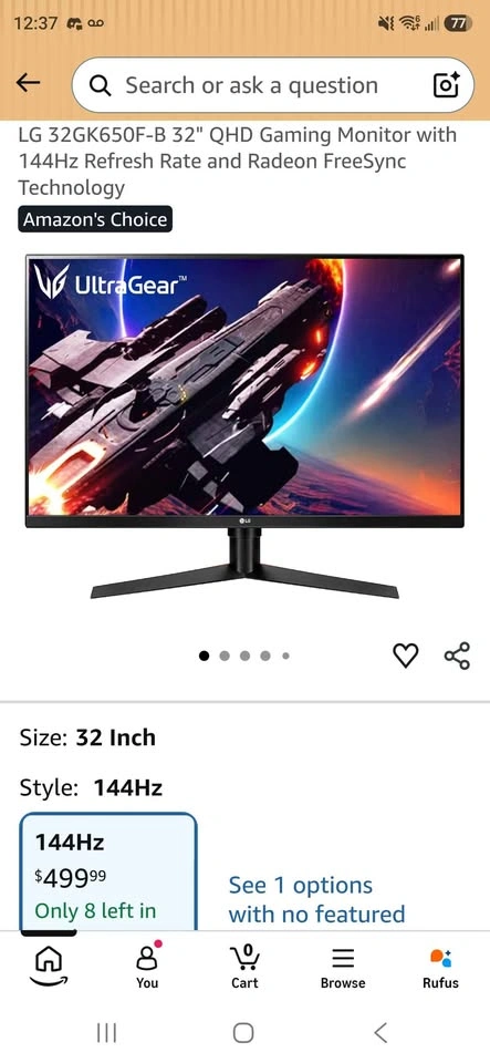32GK650F Gaming monitor - photo 5