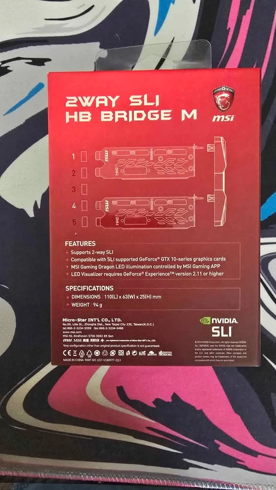 MSI 2WAY SLI HB BRIDGE M - photo 4