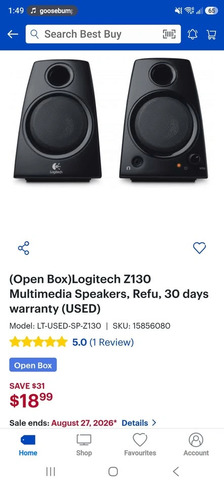 Logitech Z130 Speakers - photo 5
