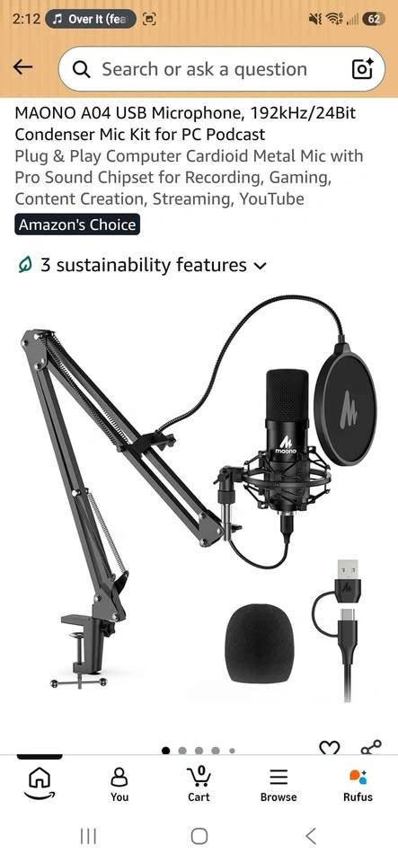 Maono Microphone/ boom arm - photo 3