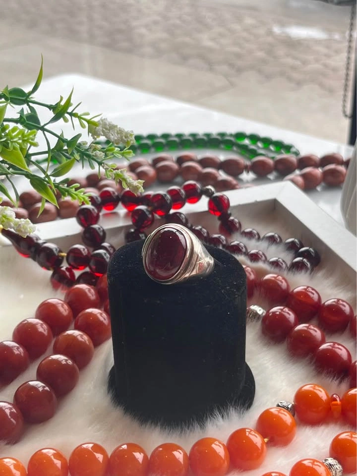 Natural Mens Ruby Sterling Silver Rings - photo 4