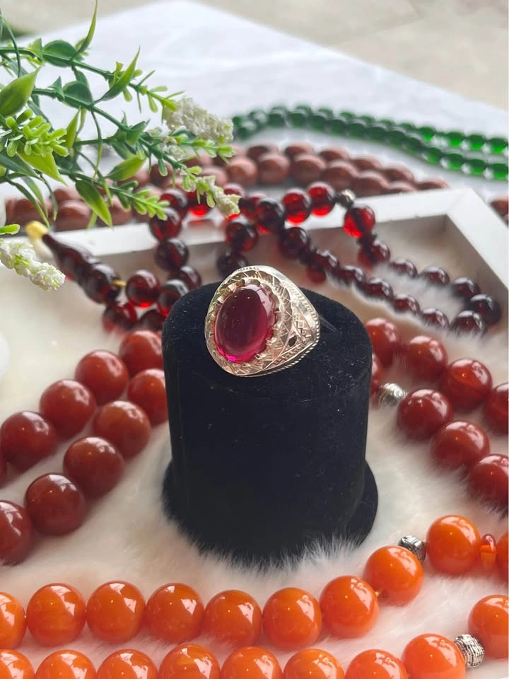 Natural Mens Ruby Sterling Silver Rings - photo 5
