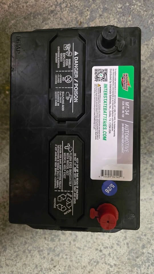 Interstate MT-34 Silver Battery New and never used - photo 2