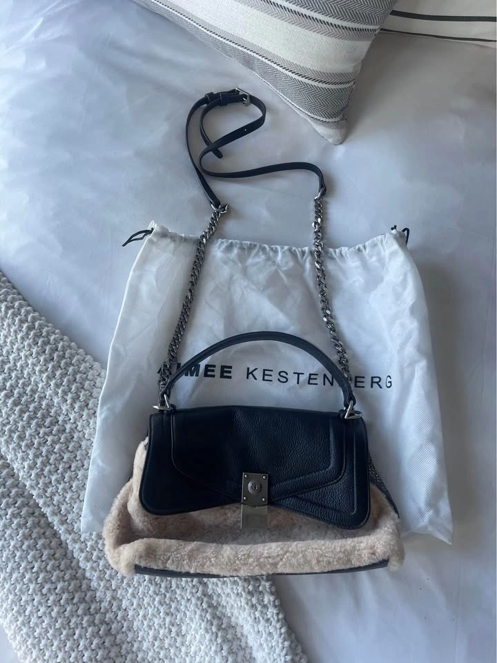 Aimee Kestenberg Shearling and Leather Crossbody Bag - photo 2