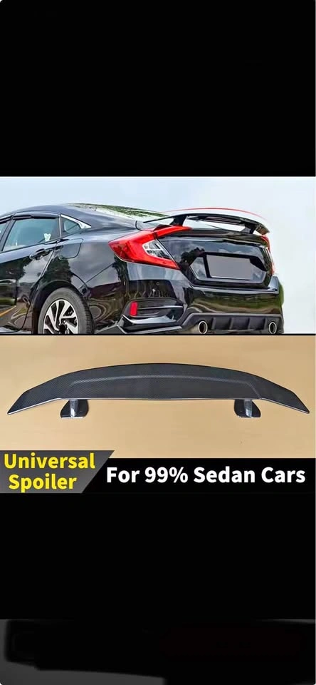 Civic rear spoiler shiny